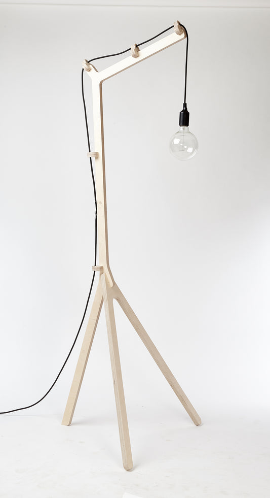Birch Standing Lamp - Elula Furniture