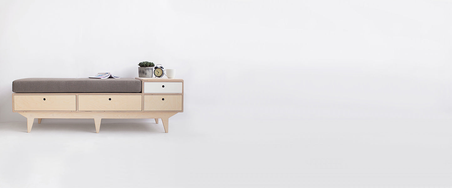 Easy Bench - Luxe Cotton Fabric - Elula Furniture