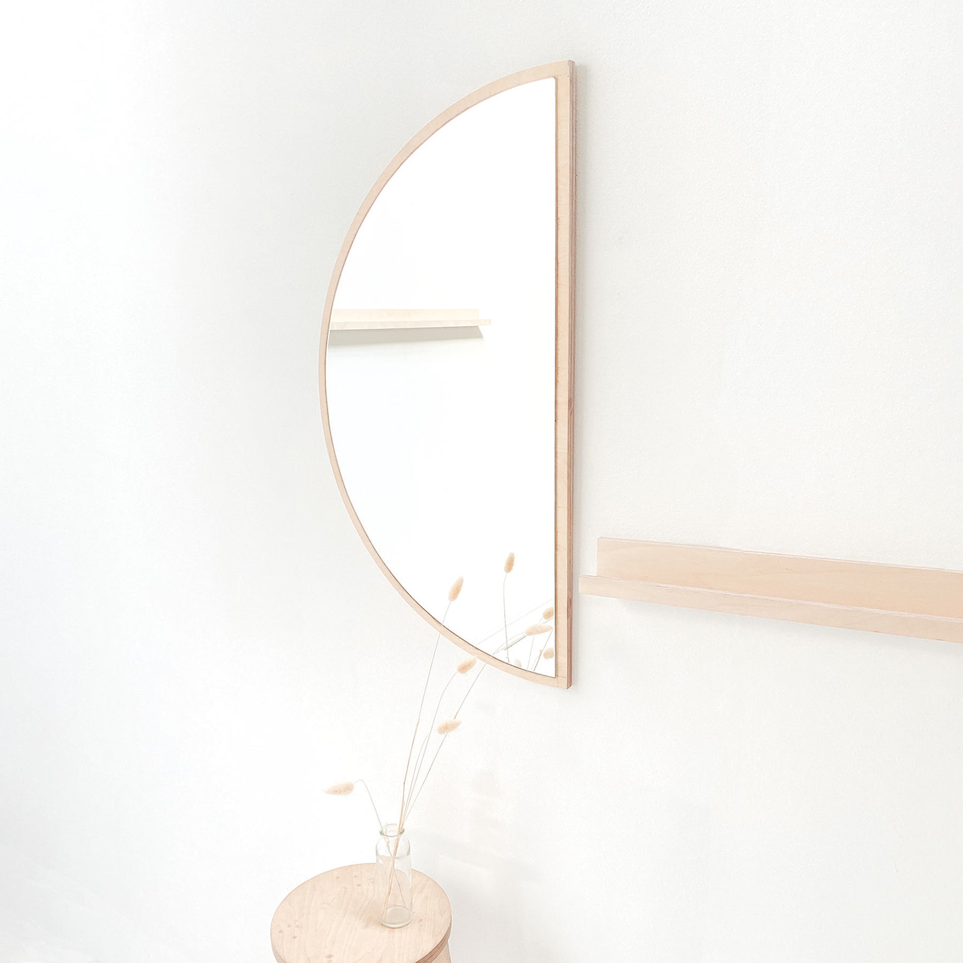Half Moon Mirror - Elula Furniture