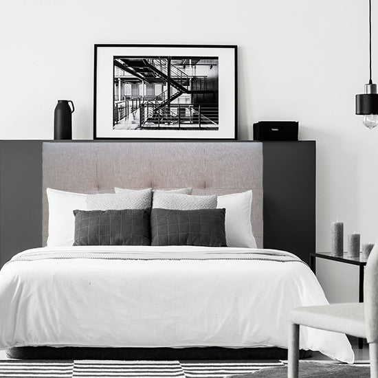 Hanover Headboard - Basics Fabric - Elula Furniture