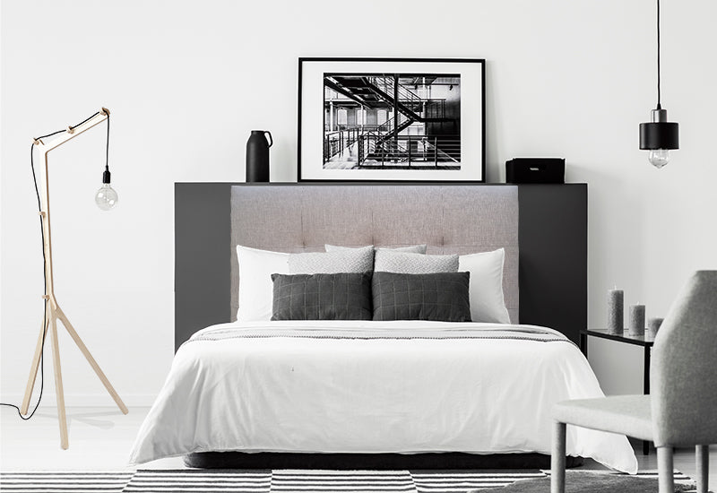 Hanover Headboard - Basics Fabric - Elula Furniture