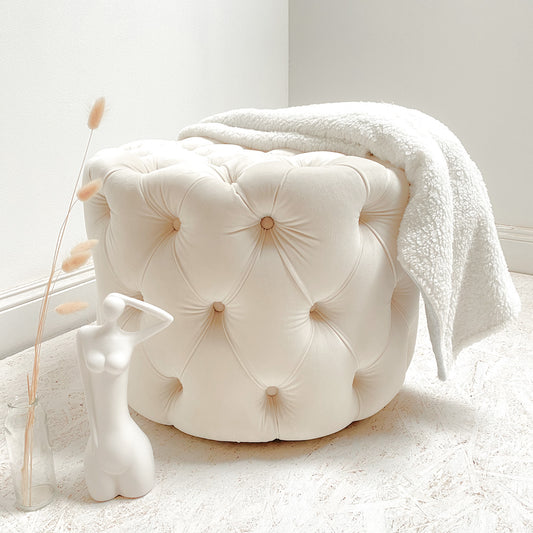 Sawyer Ottoman - Basics Fabric - Elula Furniture