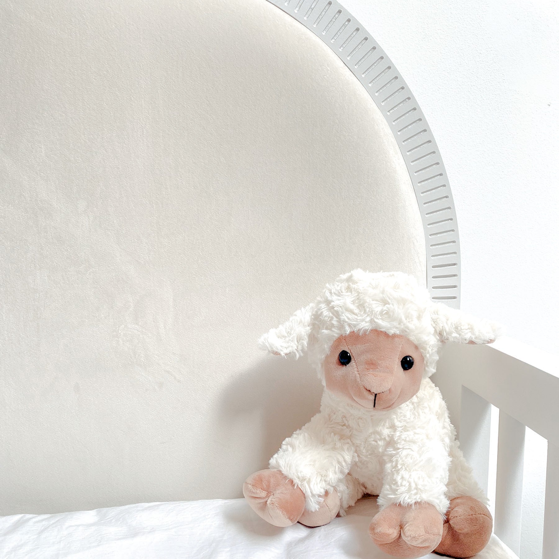Stella Cot - Plush Cotton Fabric - Elula Furniture