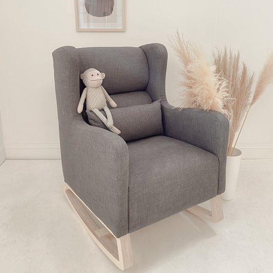 Ivy Rocking Chair - Basics Fabric - Elula Furniture