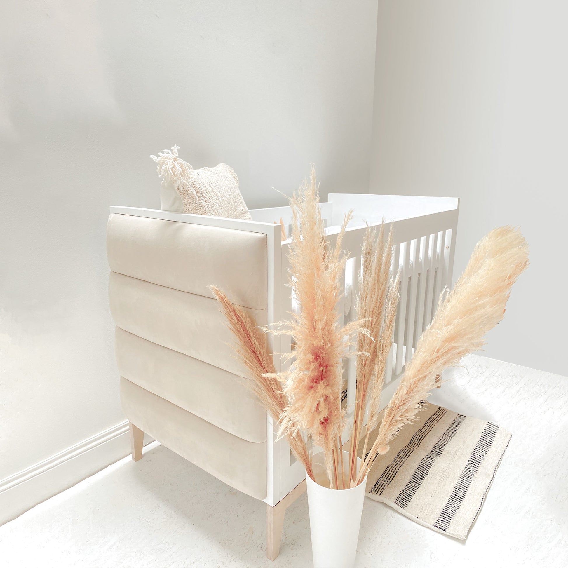 Ivy Cot - Plush Cotton Fabric - Elula Furniture