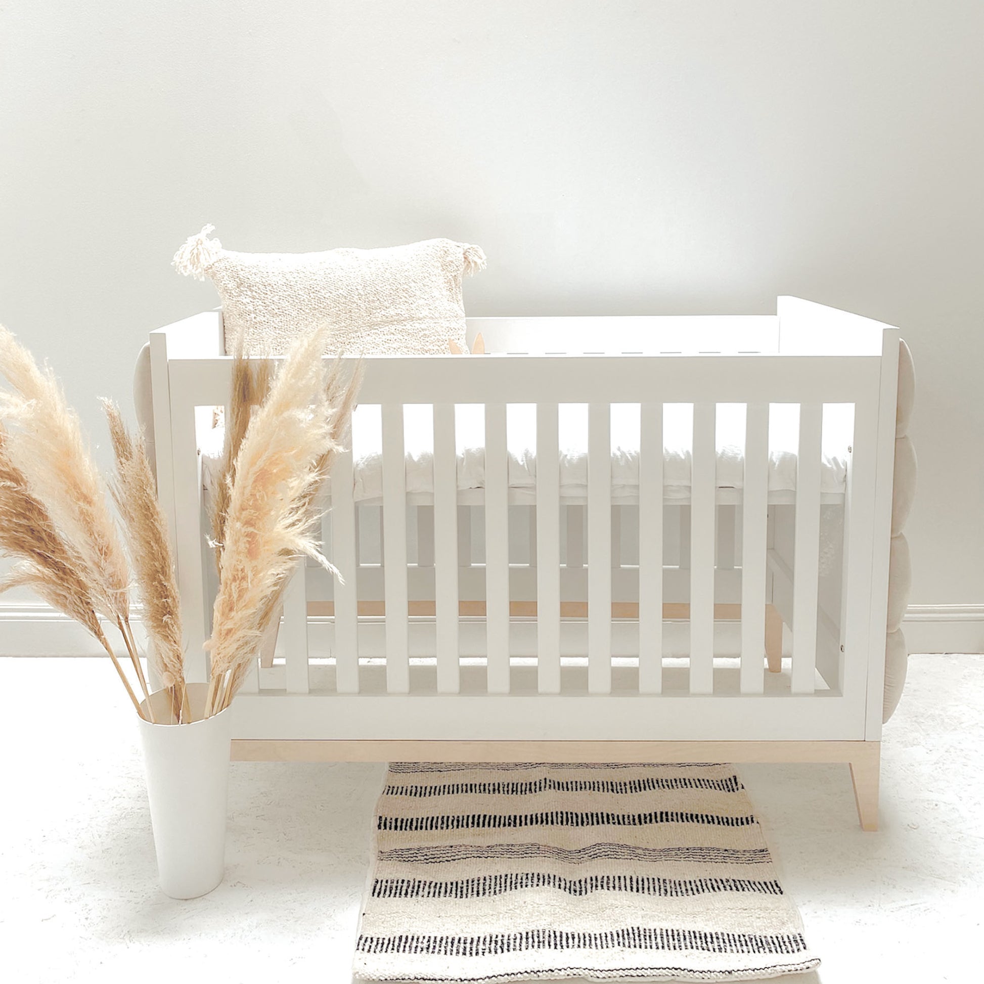 Ivy Cot - Plush Cotton Fabric - Elula Furniture