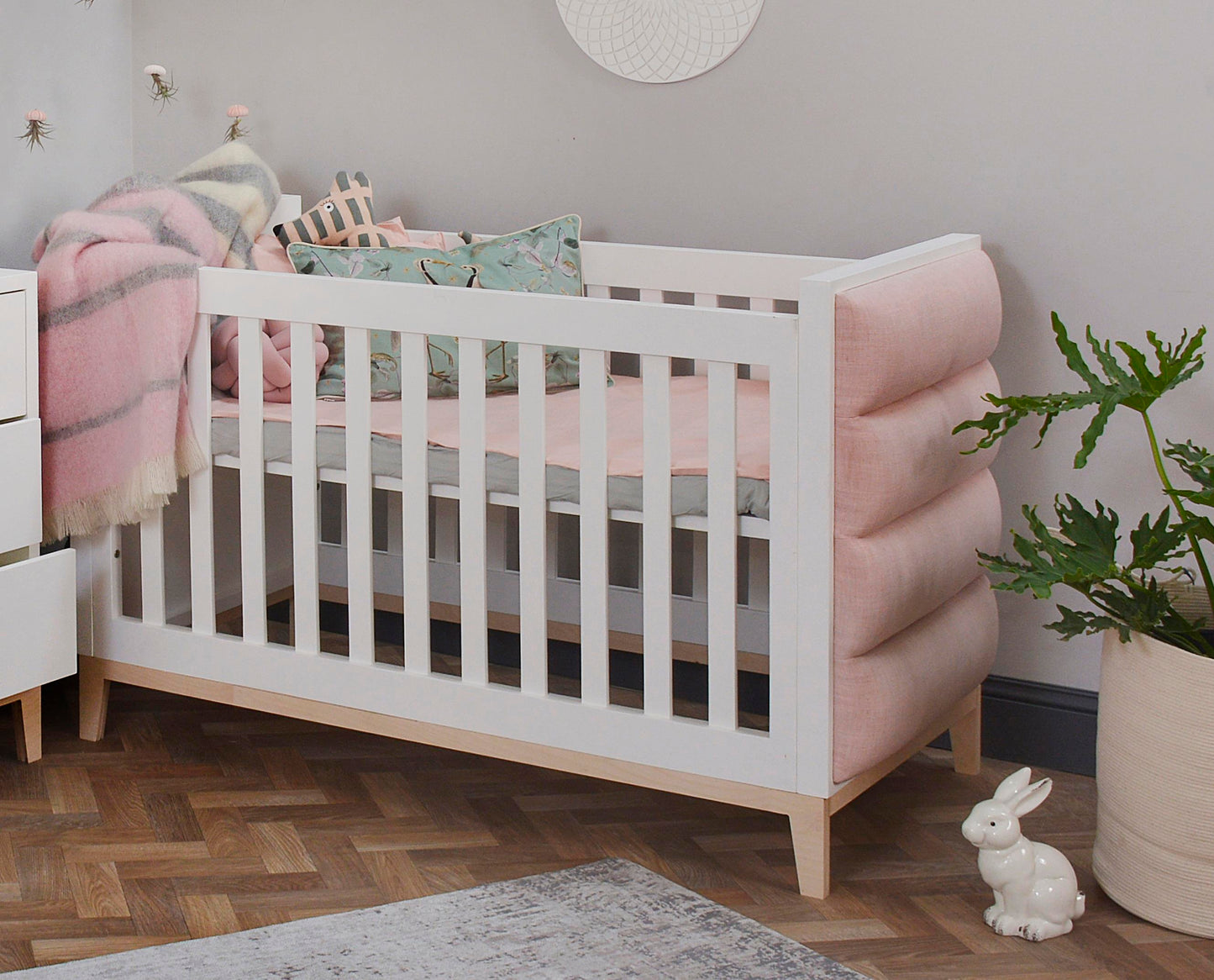 Ivy Cot - Plush Cotton Fabric - Elula Furniture