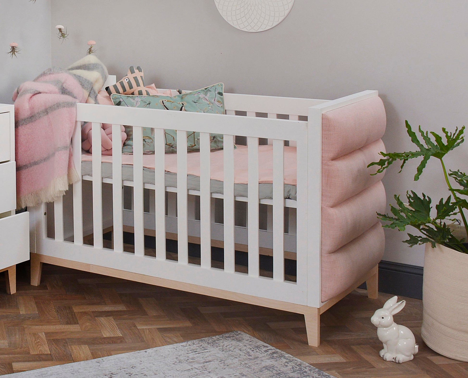 Ivy Cot - Plush Cotton Fabric - Elula Furniture