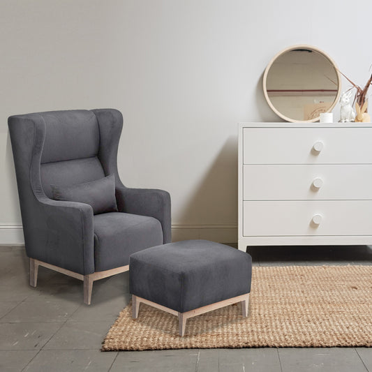 Ivy Feeding Chair - Velvet Fabric - Elula Furniture
