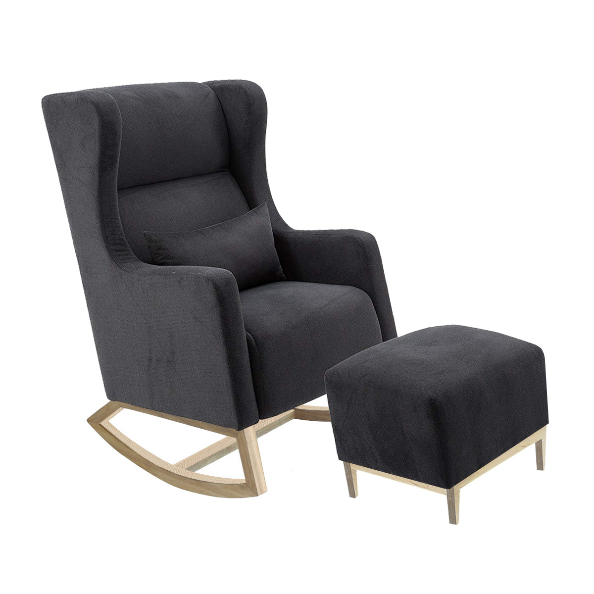 Ivy Rocking Chair - Basics Fabric - Elula Furniture