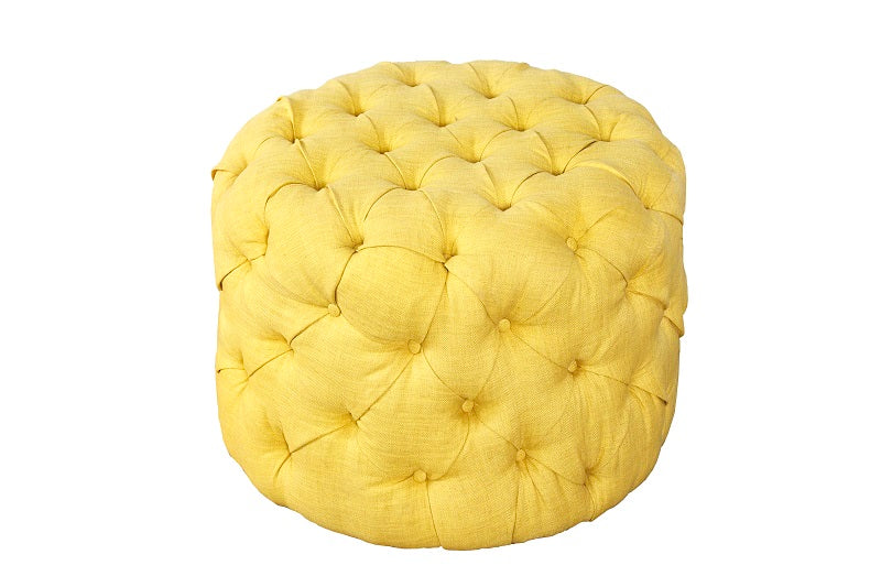 Sawyer Ottoman - Velvet Fabric - Elula Furniture