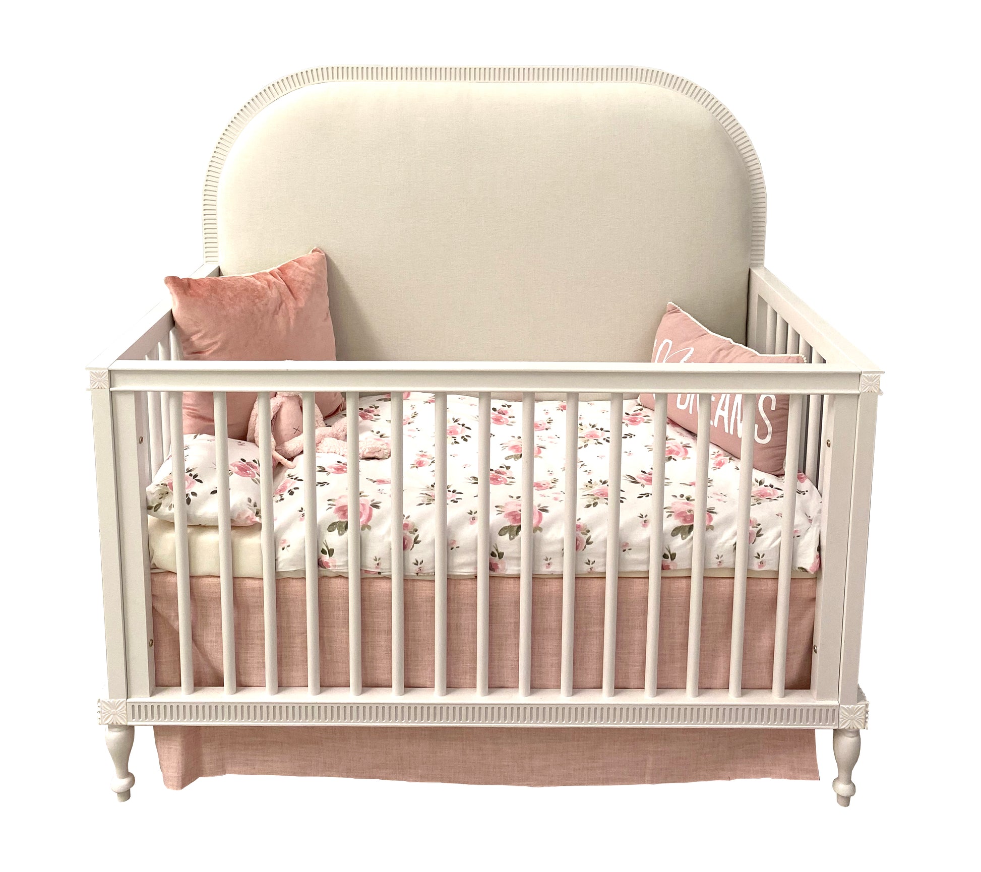 Stella Cot - Plush Cotton Fabric - Elula Furniture